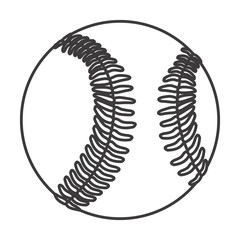 grayscale background with baseball ball vector illustration