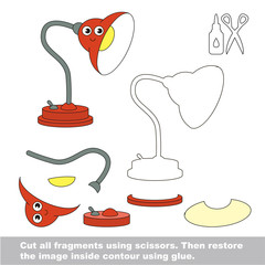 Paper kid game. Easy application for kids.