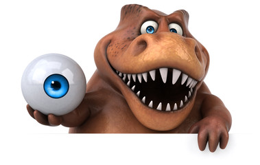 Fun Trex - 3D Illustration © Julien Tromeur