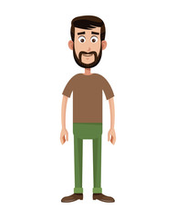 character male member family vector illustration eps 10