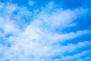 Obraz premium Blue sky with clouds. tinted