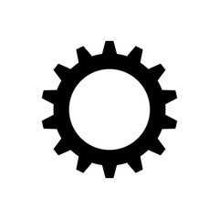 Gear piece machinery icon vector illustration graphic design
