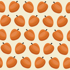 fruit peach seamless pattern vector illustration eps 10