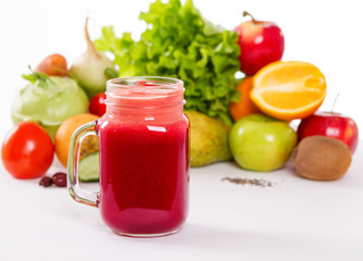 Healthy vegetable smoothie