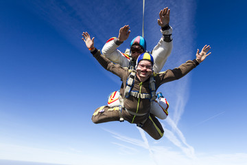 Skydiving photo. Tandem.