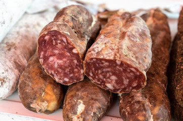 sausage / Different Spanish sausage specialties 