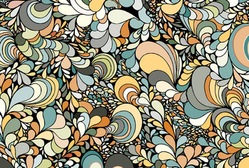 Abstract background from multi-colored figures.Vector