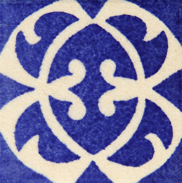 Background and texture Ancient pattern on ceramic tile