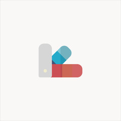 pantone icon flat design