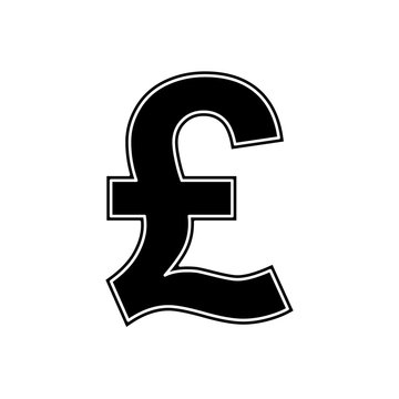 Pounds Money currency icon vector illustration graphic design