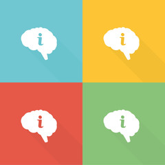 Knowledge Flat Icon Concept