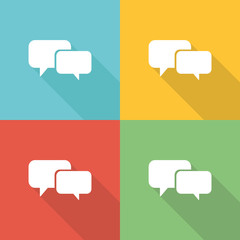 Interwıew Flat Icon Concept