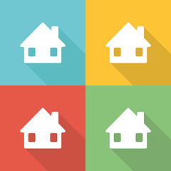 House Flat Icon Concept