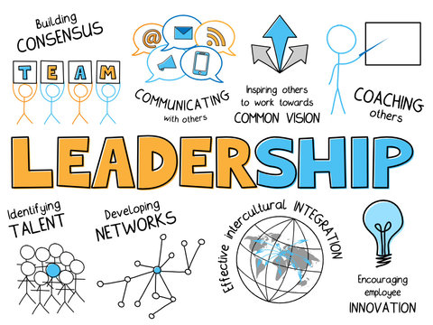 LEADERSHIP Vector Concept Line Icons