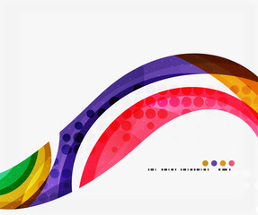 Business corporate wave background, flyer, brochure design template