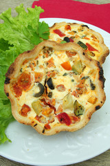 tartelette aux légumes