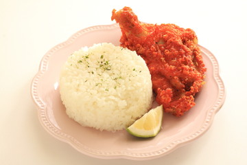 spicy chicken and rice