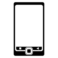 smartphone mobile technology device pictogram vector illustration eps 10