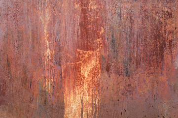 Old painted rusty metal  vintage textured background
