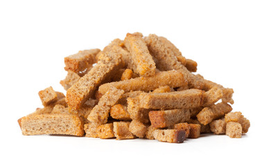 crumbs of bread croutons