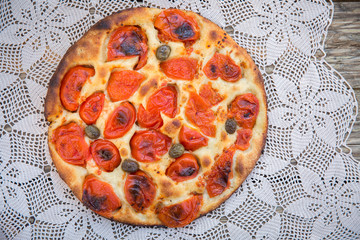 Italian focaccia bread