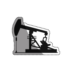 Petroleum pump machinery vector illustration graphic design
