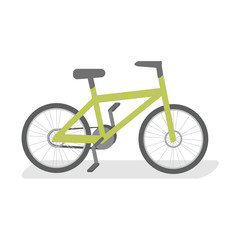 Fototapeta premium flat isolated concept vector bicycle.