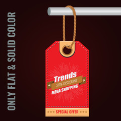 Special sale or discount offer tag banner