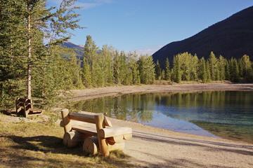 Rastplatz am Faeder Lake