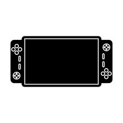 video game console portable pictogram vector illustration eps 10