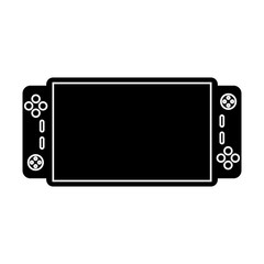 video game console portable pictogram vector illustration eps 10