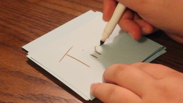 writing tired