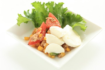 vegetable and cheese salad