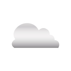 Cloud weather symbol icon vector illustration graphic design