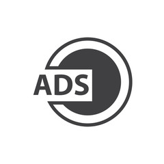 Design  Advertisement black icon