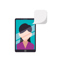 Video chat online icon vector illustration graphic design