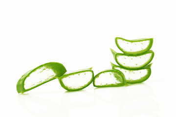 Sliced aloe vera