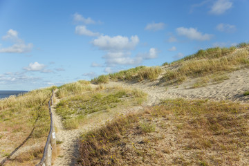 A beautiful sand dunes in a Neringa National park