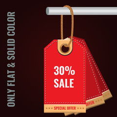 Special sale or discount offer tag banner