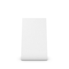 Capacity billet on white background