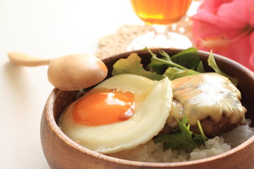 Hawaiian food, Loco Moco rice 