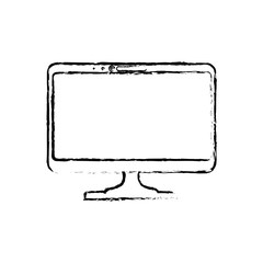 Computer screen technology icon vector illustration graphic design