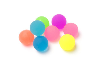 Colored bounce balls