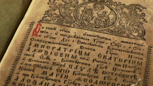 Old Church Slavonic books