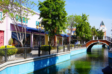 The venezia building landmark tourist attraction in Huahin,Thailand