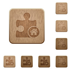 Default plugin wooden buttons