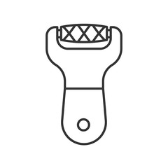 Foot file linear icon