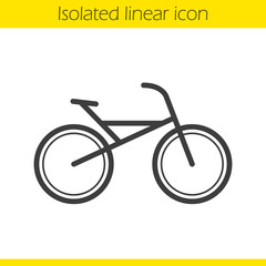 Bike linear icon