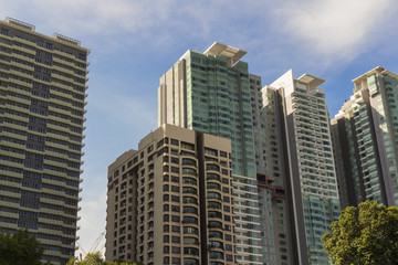Fototapeta na wymiar Skyscrapers of Kuala Lumpur