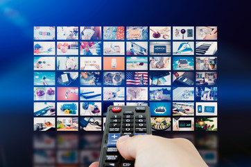 Multimedia video wall television broadcast